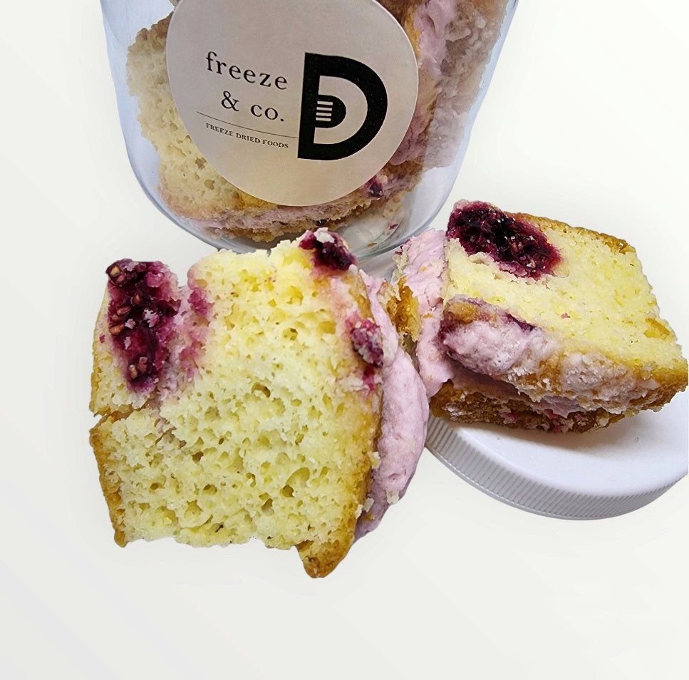 Raspberry Cakewich Freeze Dried 100g