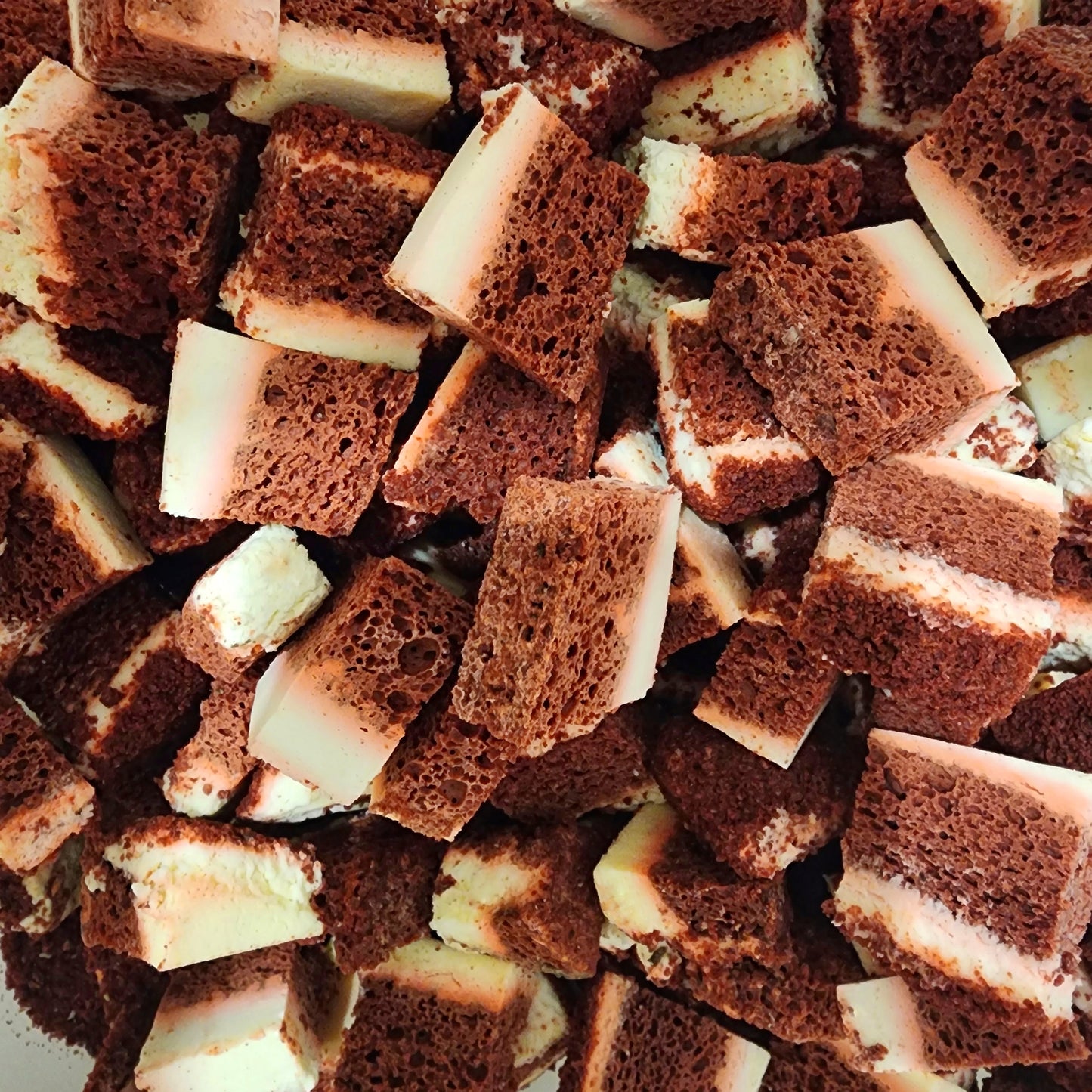 Red Velvet Cake Bites Freeze Dried