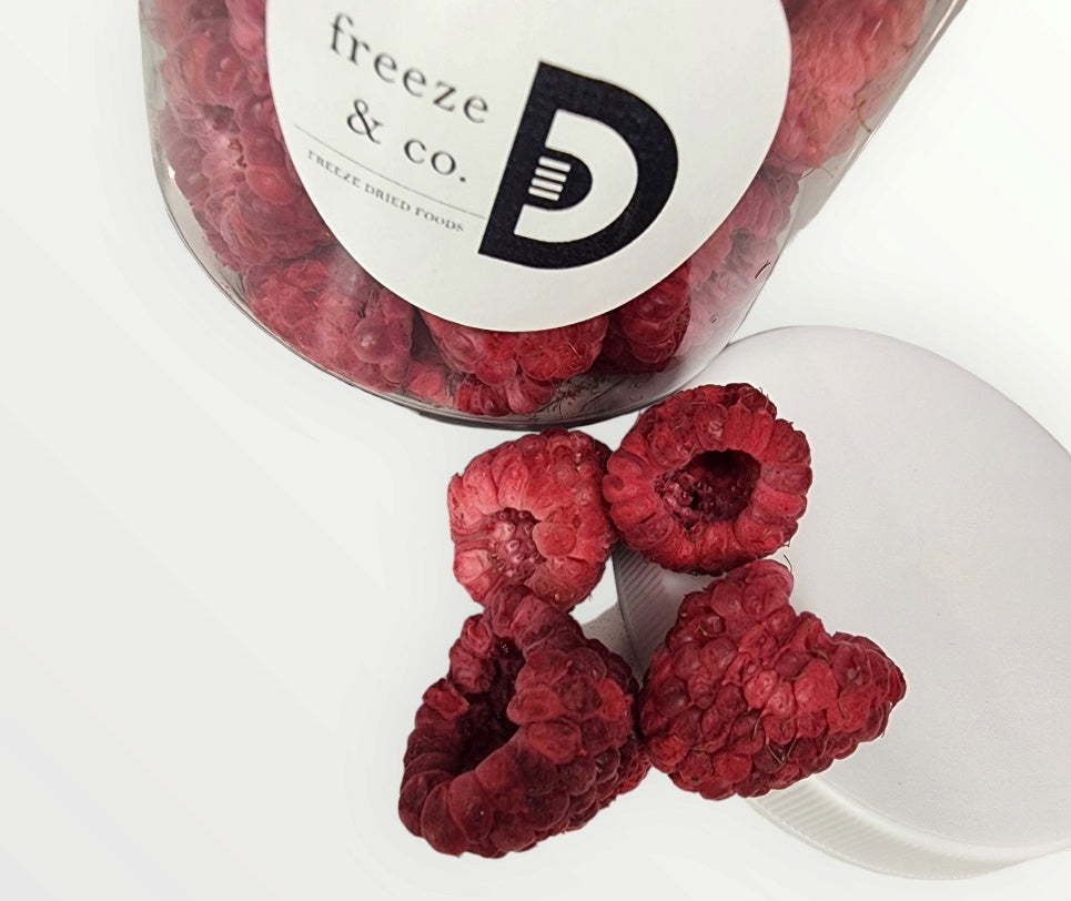 Organic Raspberries Freeze Dried
